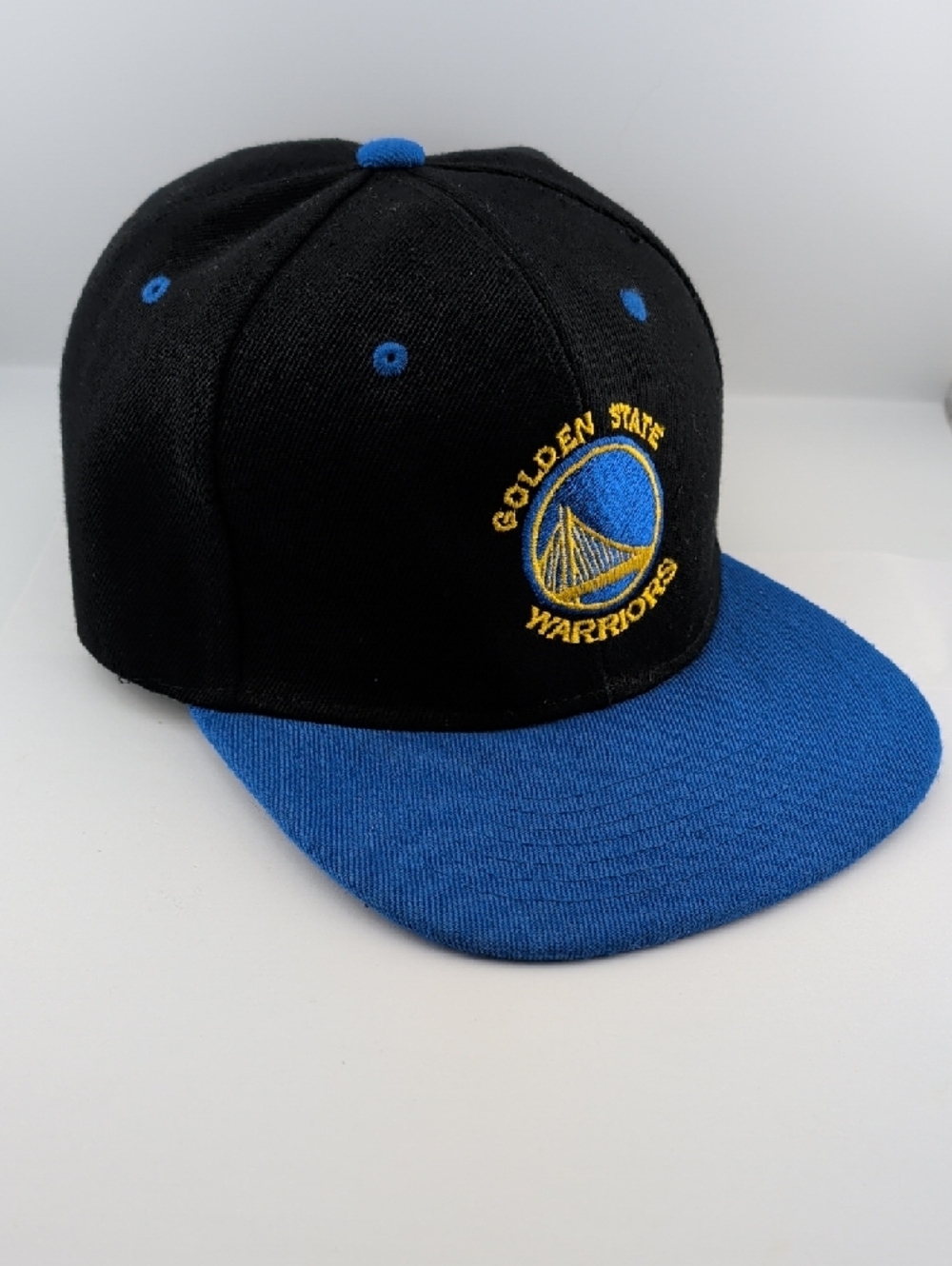 Golden State Warriors Black & Royal Blue Snapback Hat - Picture 4 of 9